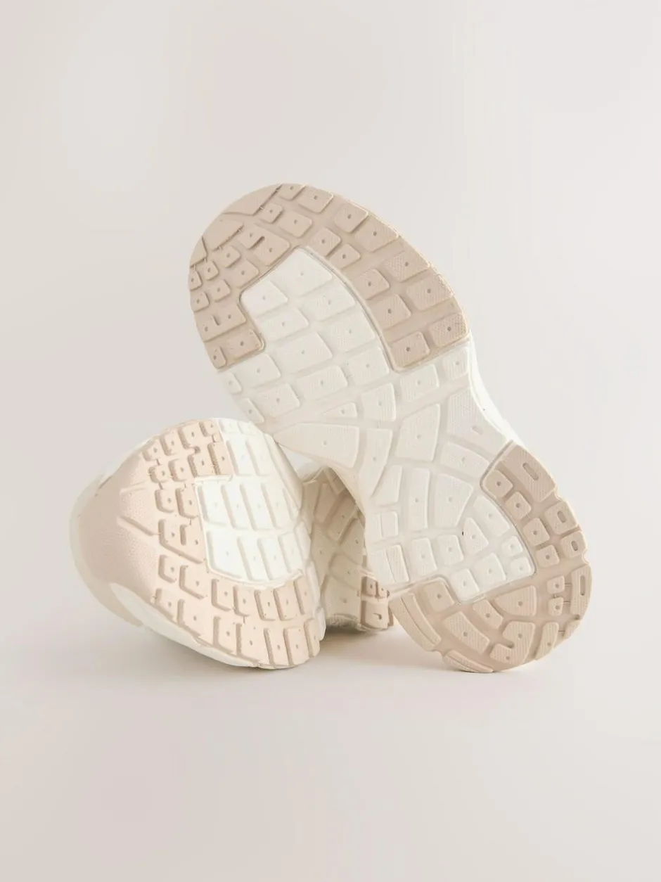 Next Neutral Chunky Lace up Trainers Hot
