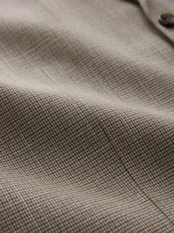 Next Contrast Fabric Detail Suit Waistcoat Neutral Clearance
