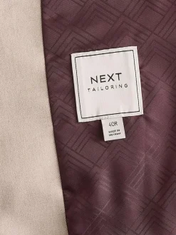 Next Flannel Suit Waistcoat Neutral Sale