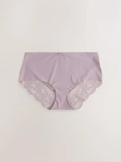 Next Neutral Midi No VPL Lace Back Briefs 5 Pack Outlet