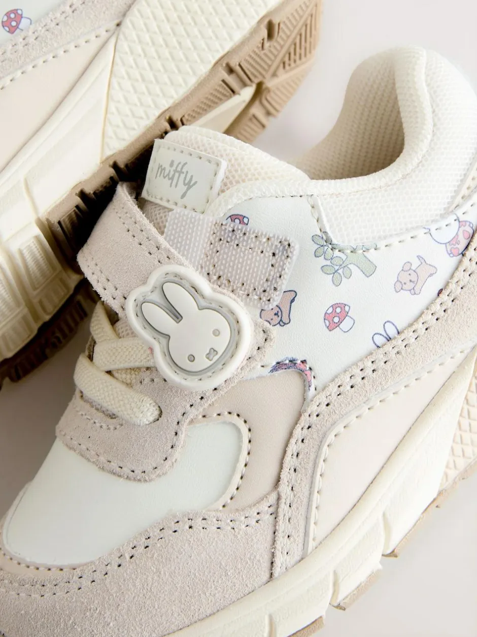 Next Neutral Miffy License Touch Fasten Trainers Outlet