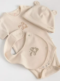 Next Baby Bundle Gift Set 7 Piece (0-18mths) Neutral Milk Club Online