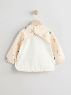 Next Neutral Mini Jungle Weaning And Feeding Sleeved Bib