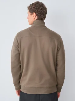 Next Non-Hooded Hybrid Full Zip Jacket Neutral Discount