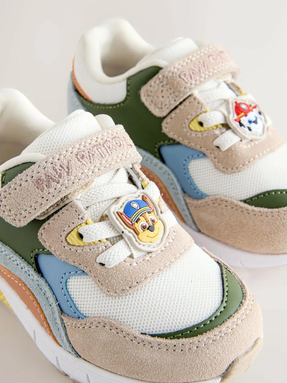 Next Neutral Paw Patrol Standard Fit (F) Elastic Lace Trainers Best