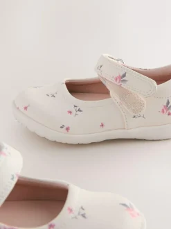 Next Standard Fit (F) First Walker Mary Jane Shoes Neutral