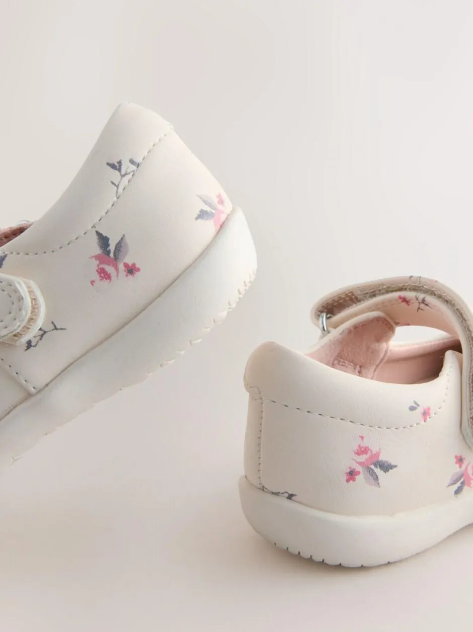 Next Standard Fit (F) First Walker Mary Jane Shoes Neutral