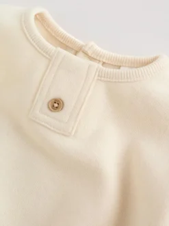 Next Neutral Stripe Sweat Top and Trousers Baby Set (0mths-2yrs) Best
