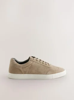 Next Suede Smart Trainers Neutral New