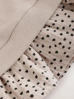 Next Long Sleeve Top and Leggings Set (3mths-7yrs) Neutral Tan Hot