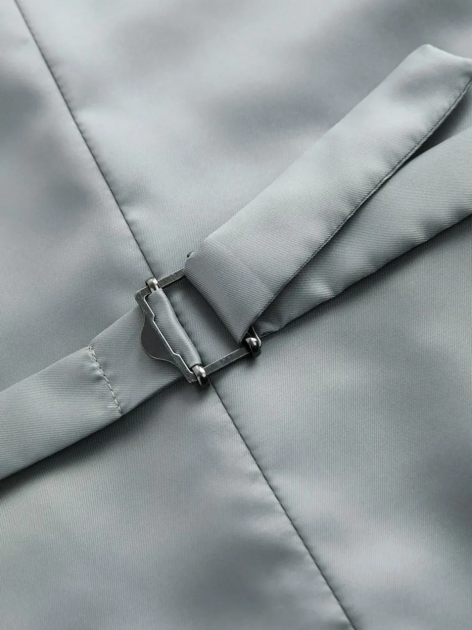 Next Neutral Textured Suit Waistcoat Clearance