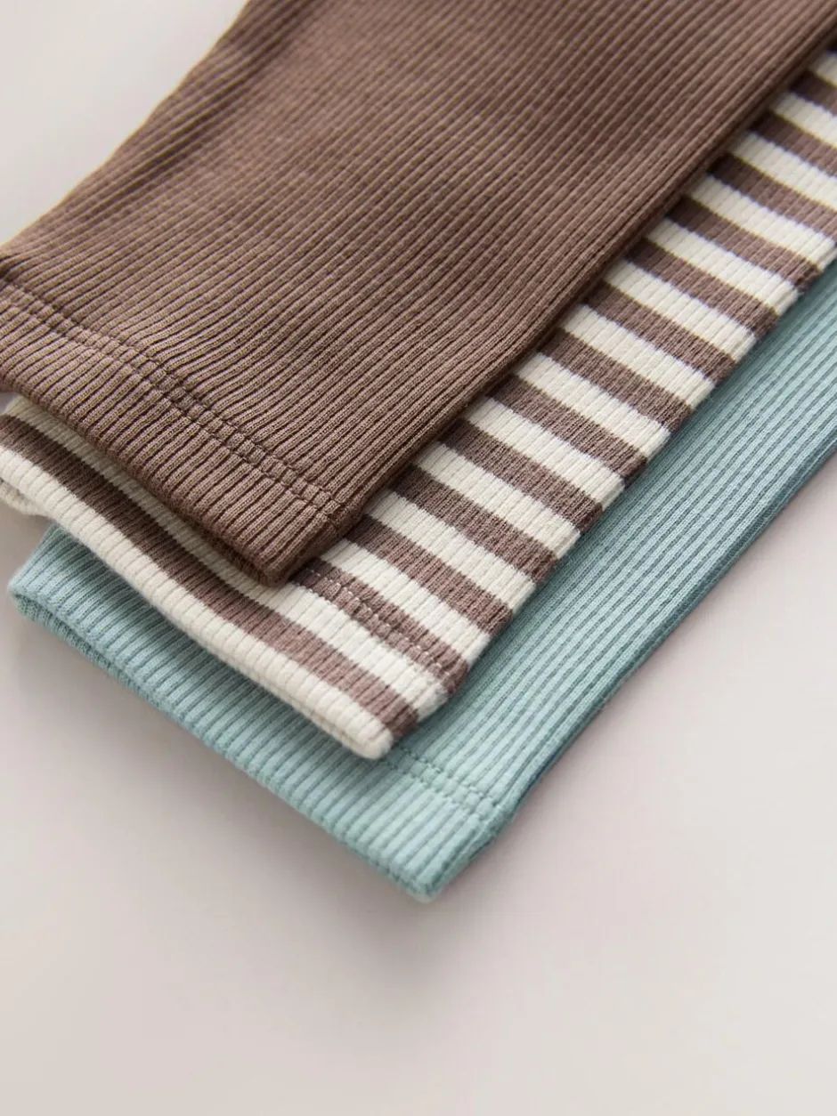 Next Leggings 3 Pack (3mths-7yrs) Neutrals and Blue Best