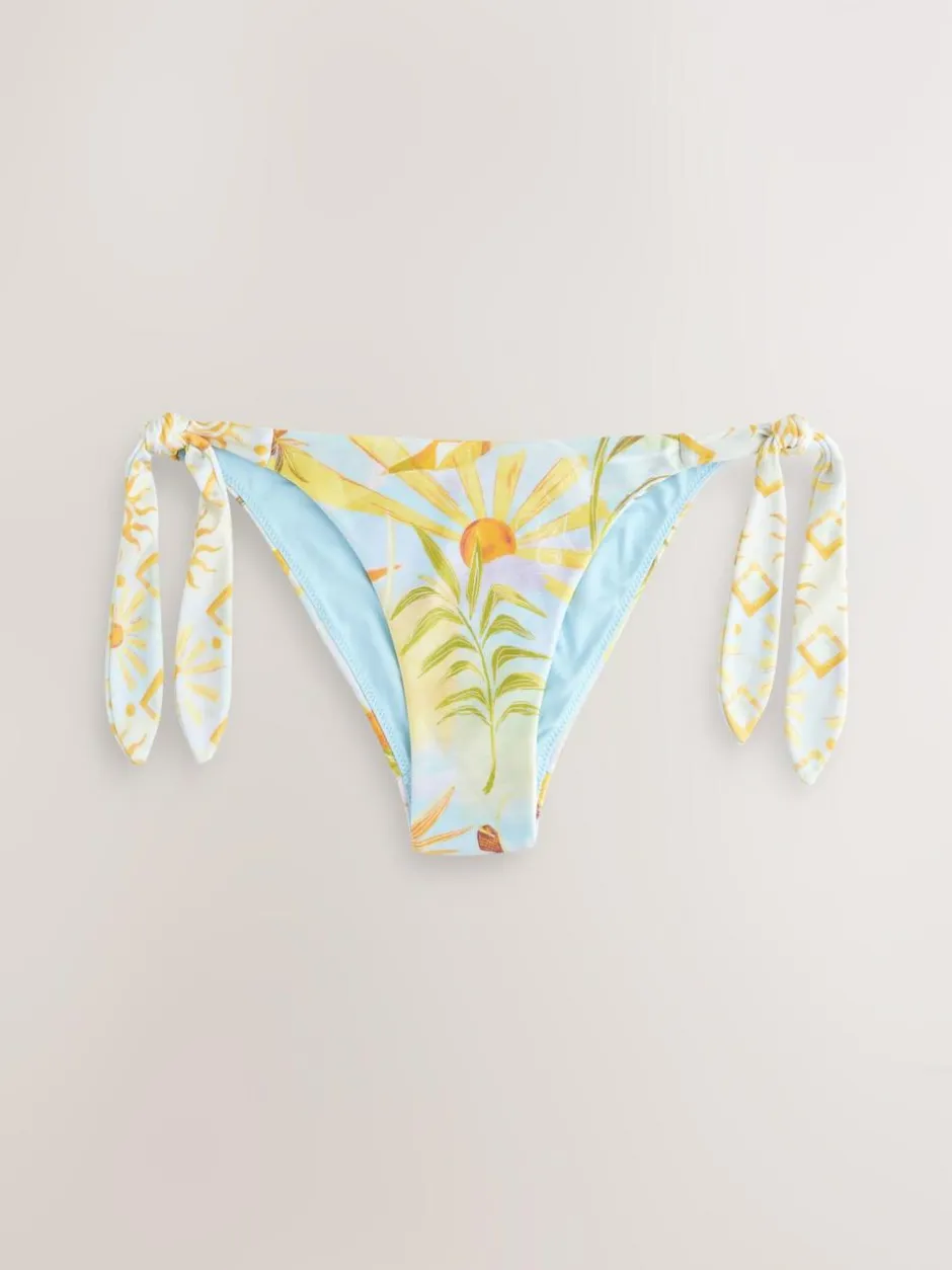 Never Fully Dressed Blue Sun Tie Side Tie Side Bikini Briefs Online