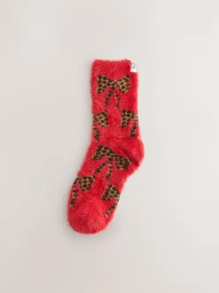 Never Fully Dressed Red/White Elements Cosy Socks 2 Pack Outlet