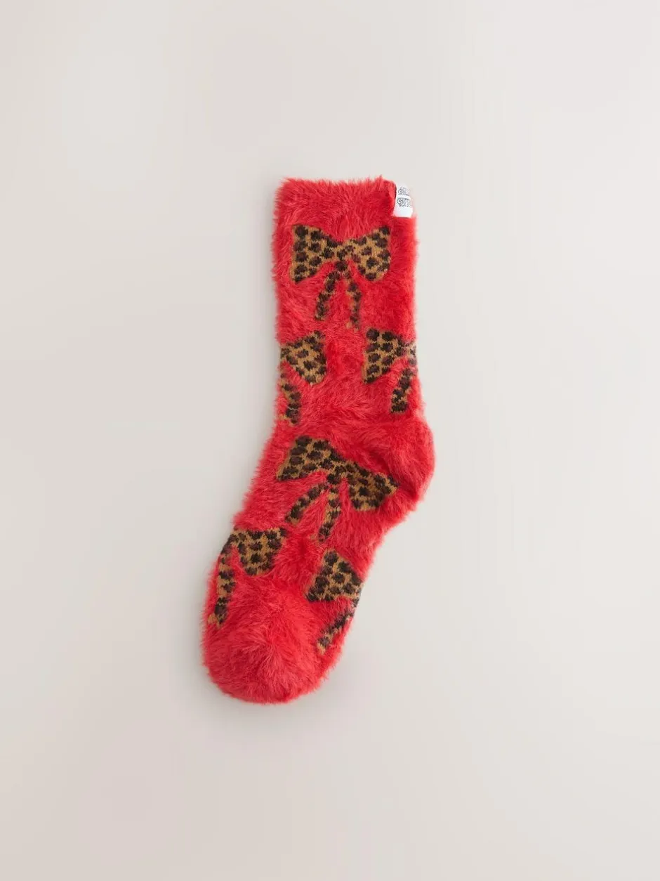 Never Fully Dressed Red/White Elements Cosy Socks 2 Pack Outlet