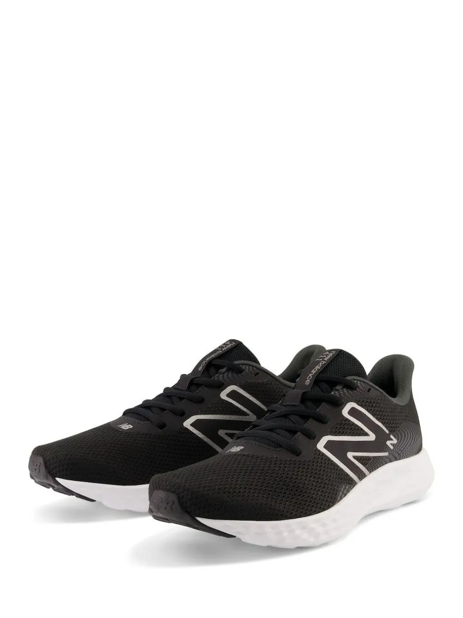 New Balance Mens 411 Trainers Black Chrome Discount