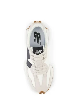 New Balance 327 Trainers Black on White Discount