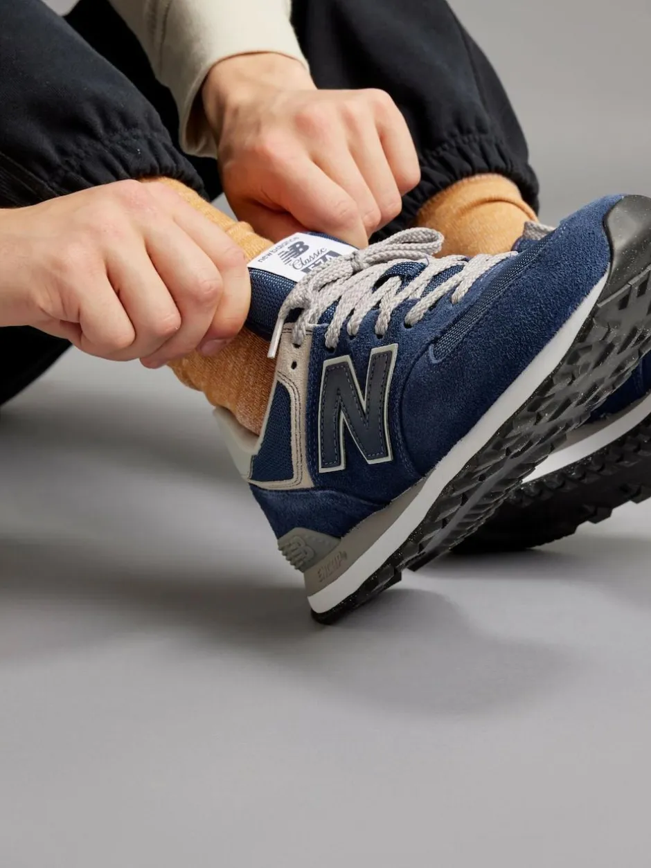 New Balance Navy Blue Mens 574 Trainers Sale