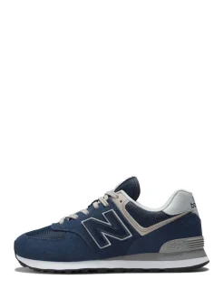New Balance Navy Blue Mens 574 Trainers Sale
