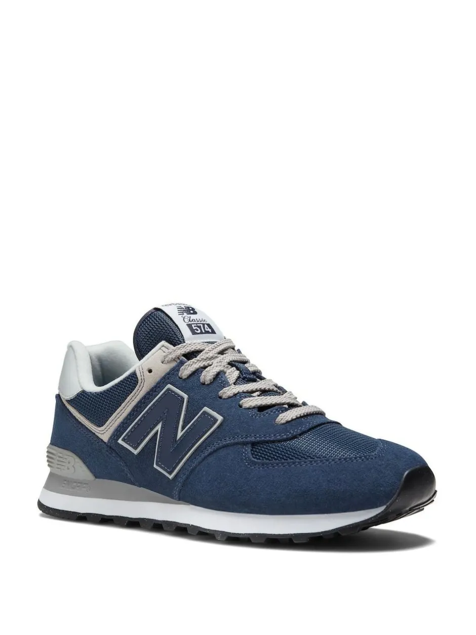 New Balance Navy Blue Mens 574 Trainers Sale