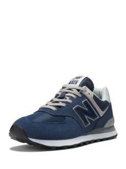 New Balance Navy Blue Mens 574 Trainers Sale