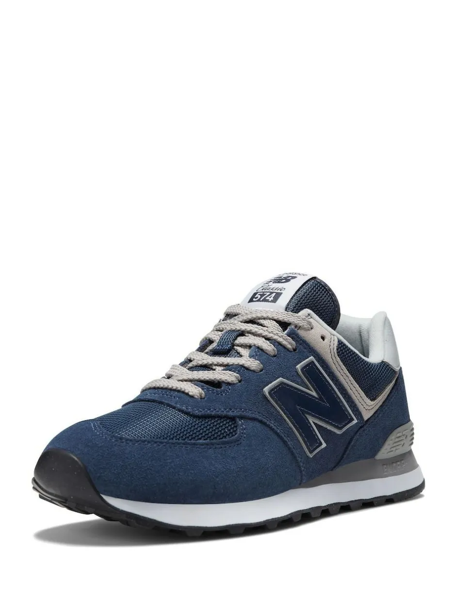 New Balance Navy Blue Mens 574 Trainers Sale