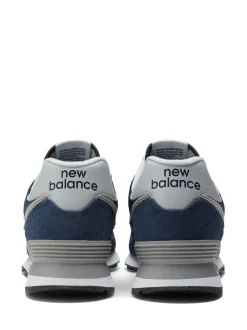 New Balance Navy Blue Mens 574 Trainers Sale