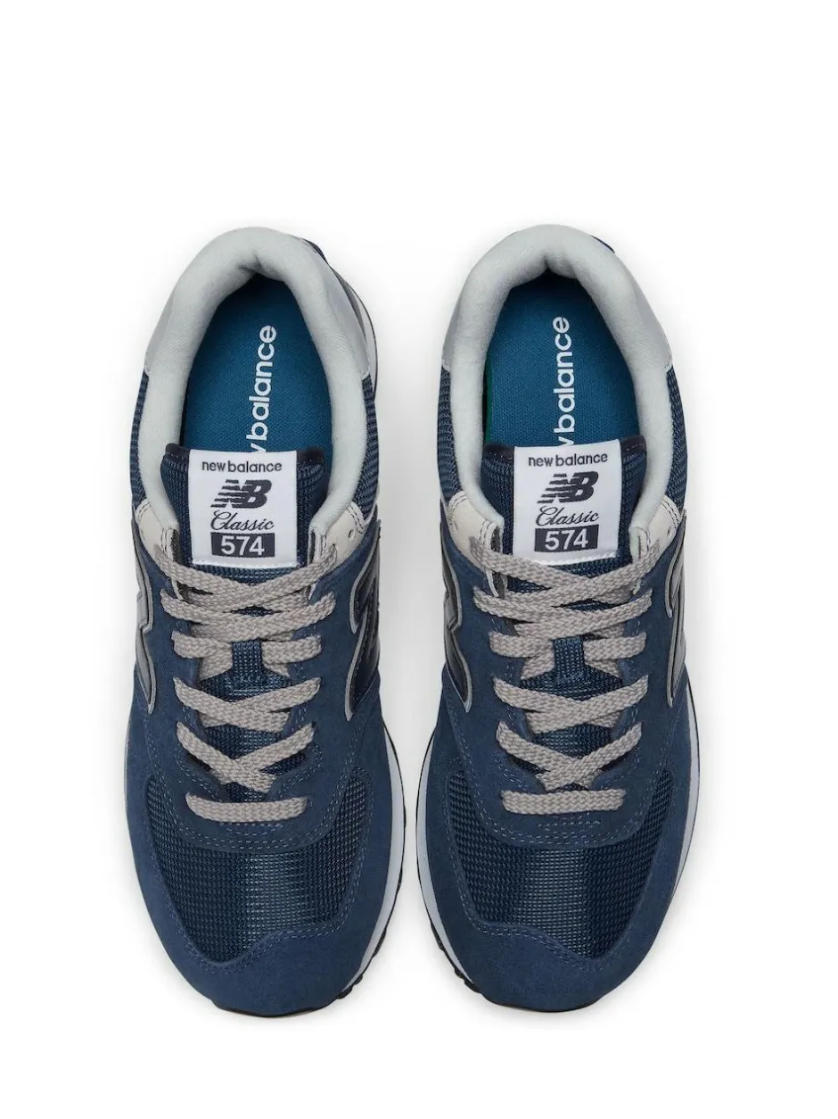 New Balance Navy Blue Mens 574 Trainers Sale