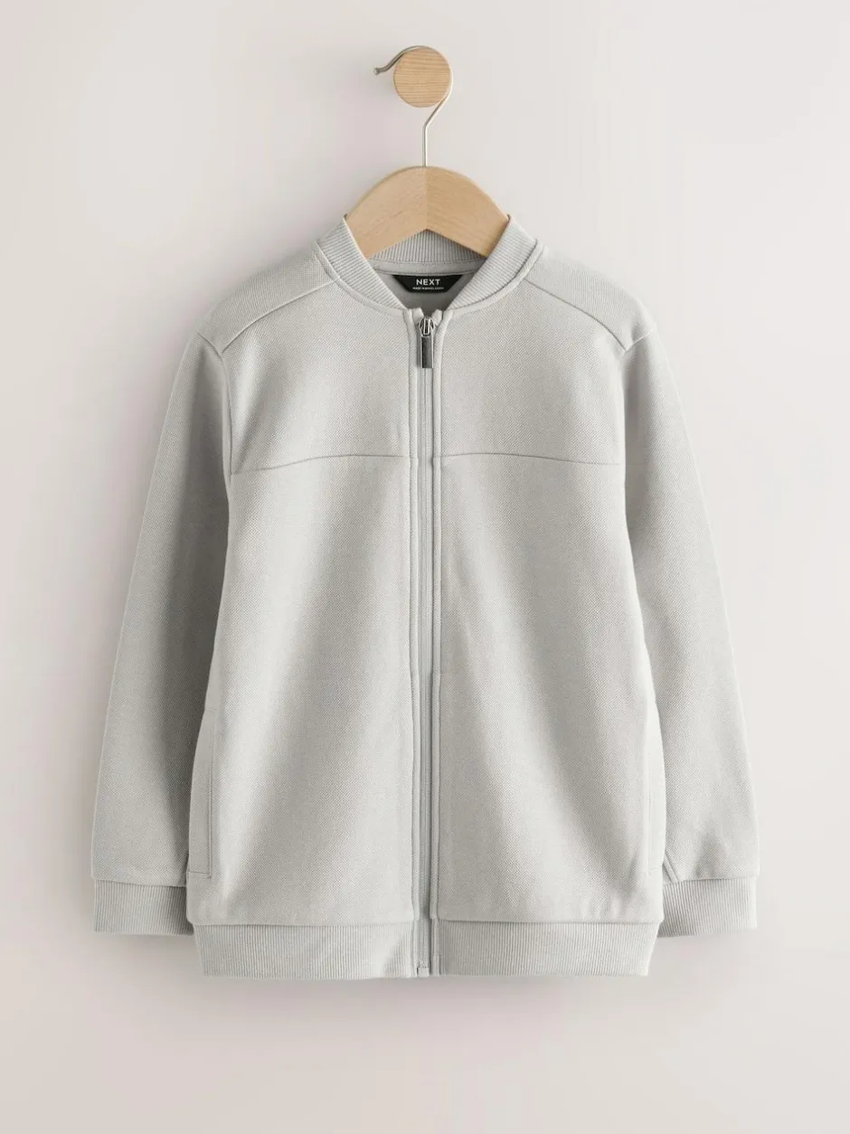 Next Smart Bomber Jacket (3-16yrs) New Grey Clearance