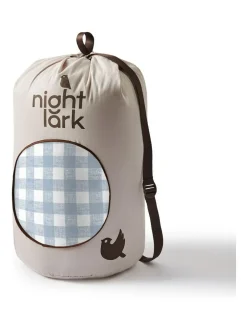 Night Lark Gingham 4.5 Tog Coverless Duvet Set Best