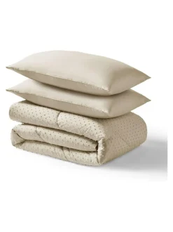 Night Lark Natural Oat 10.5 Tog Coverless Duvet and Pillowcase Set Online