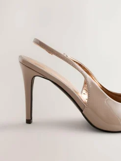 Next Forever Comfort® Point Toe Slingback Heels Nude Online