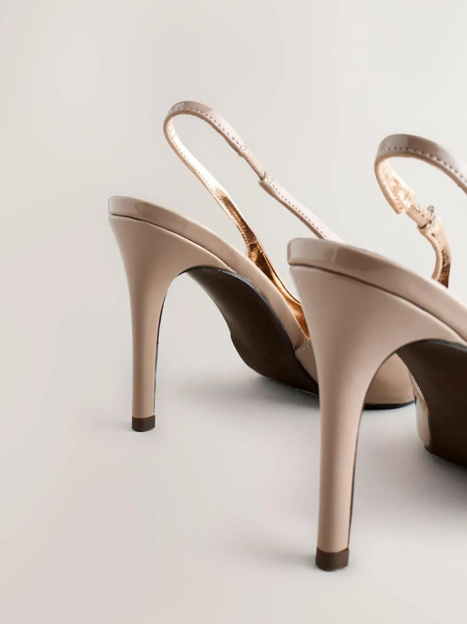 Next Forever Comfort® Point Toe Slingback Heels Nude Online
