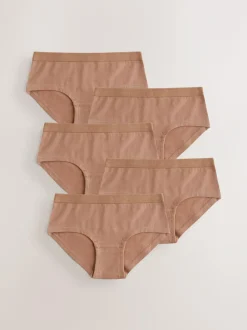 Next Hipster Briefs 5 Pack (5-16yrs) Nude Sale