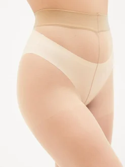 Next Sandal Toe Sheer 5 Denier Tights Nude