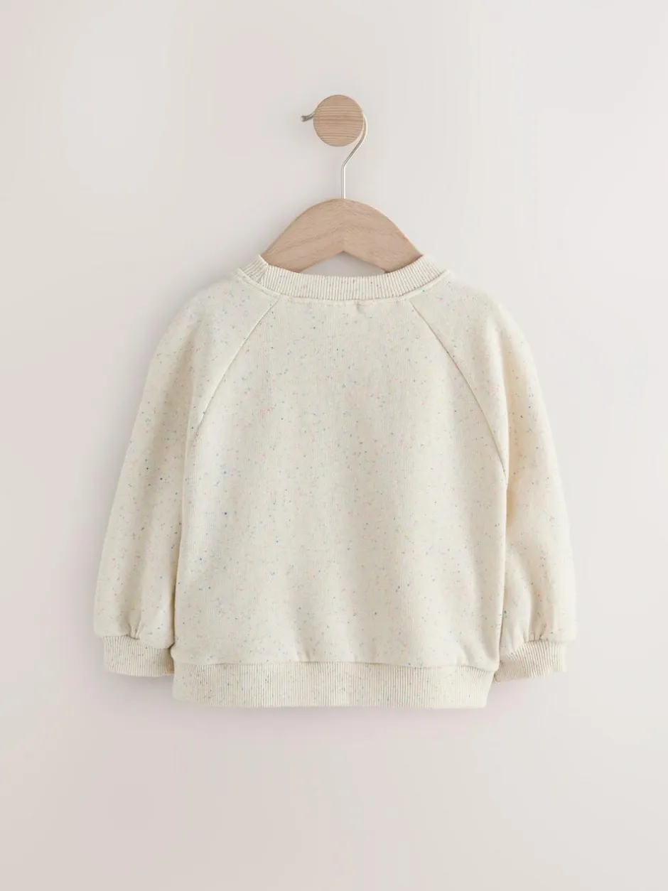 Next Oatmeal Crew Neck Sweatshirt (3mths-7yrs) Hot