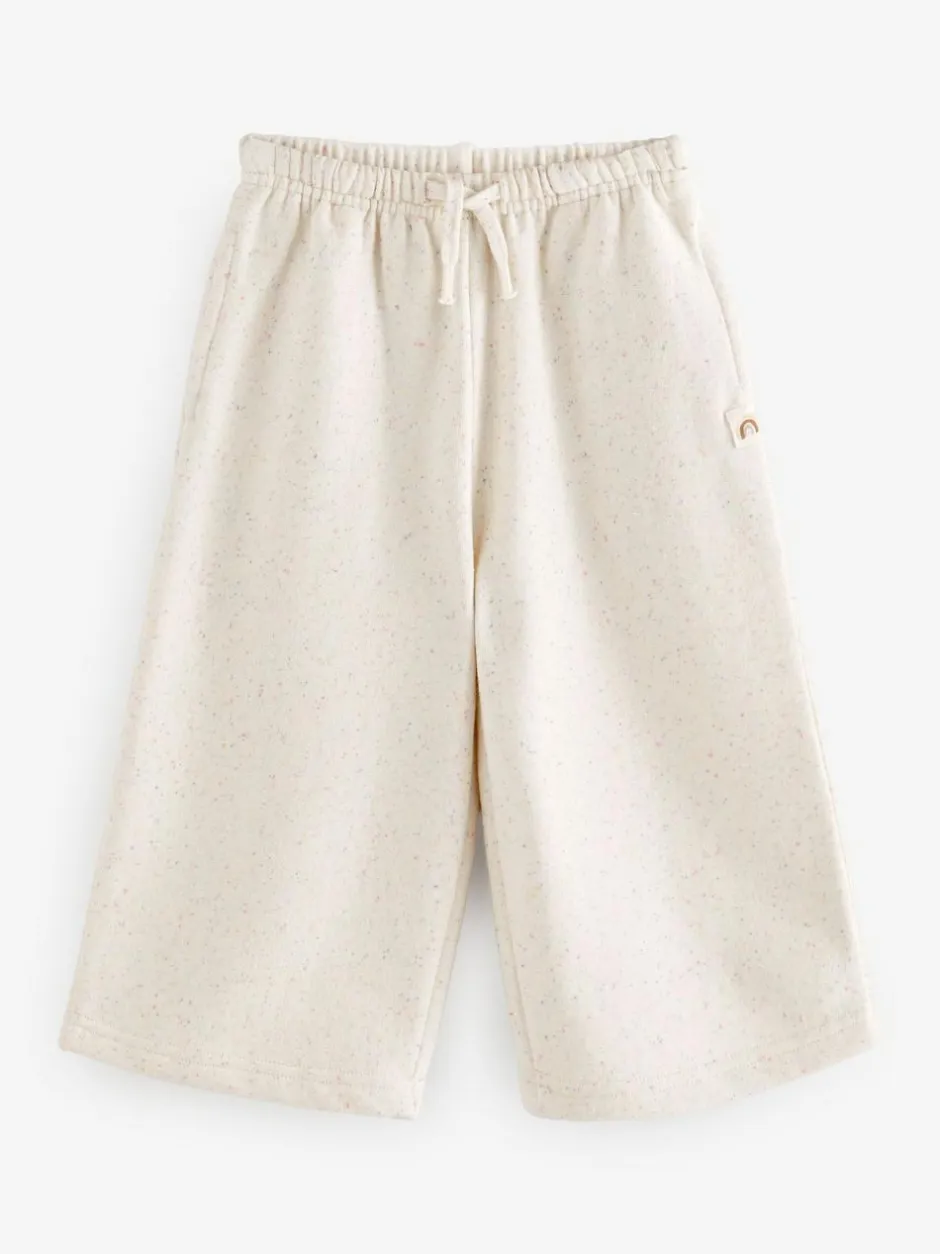 Next Oatmeal Wide Leg Sweat Joggers (3mths-7yrs) Clearance