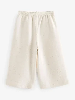 Next Oatmeal Wide Leg Sweat Joggers (3mths-7yrs) Clearance