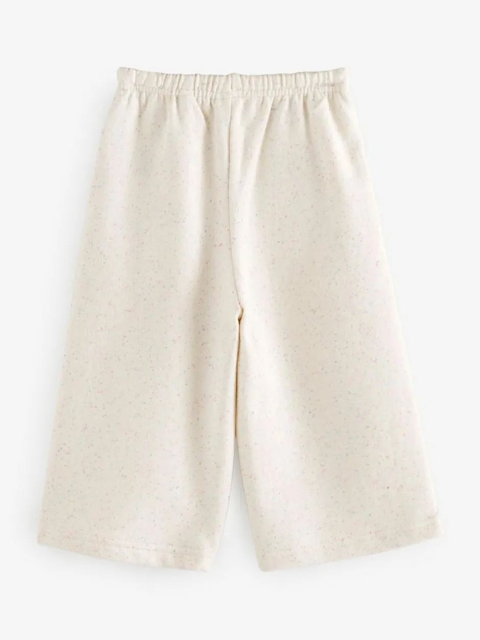 Next Oatmeal Wide Leg Sweat Joggers (3mths-7yrs) Clearance