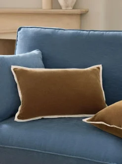Next Ochre Yellow 40 x 59cm Loxley Chenille Cushion Online