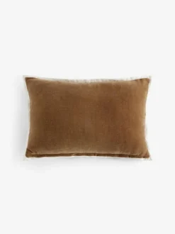 Next Ochre Yellow 40 x 59cm Loxley Chenille Cushion Online