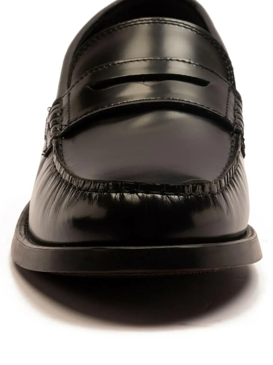 Off The Hook Monro Loafer Formal Casual Slip-On Leather Shoes Black Best