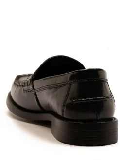 Off The Hook Monro Loafer Formal Casual Slip-On Leather Shoes Black Best