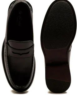 Off The Hook Monro Loafer Formal Casual Slip-On Leather Shoes Black Best