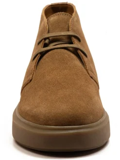 Off The Hook Brown Jethro Suede Leather Casual Lace-Up Chukka Boots New