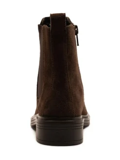Off The Hook Kiki Patent Leather Ankle Chelsea Boots Brown Online