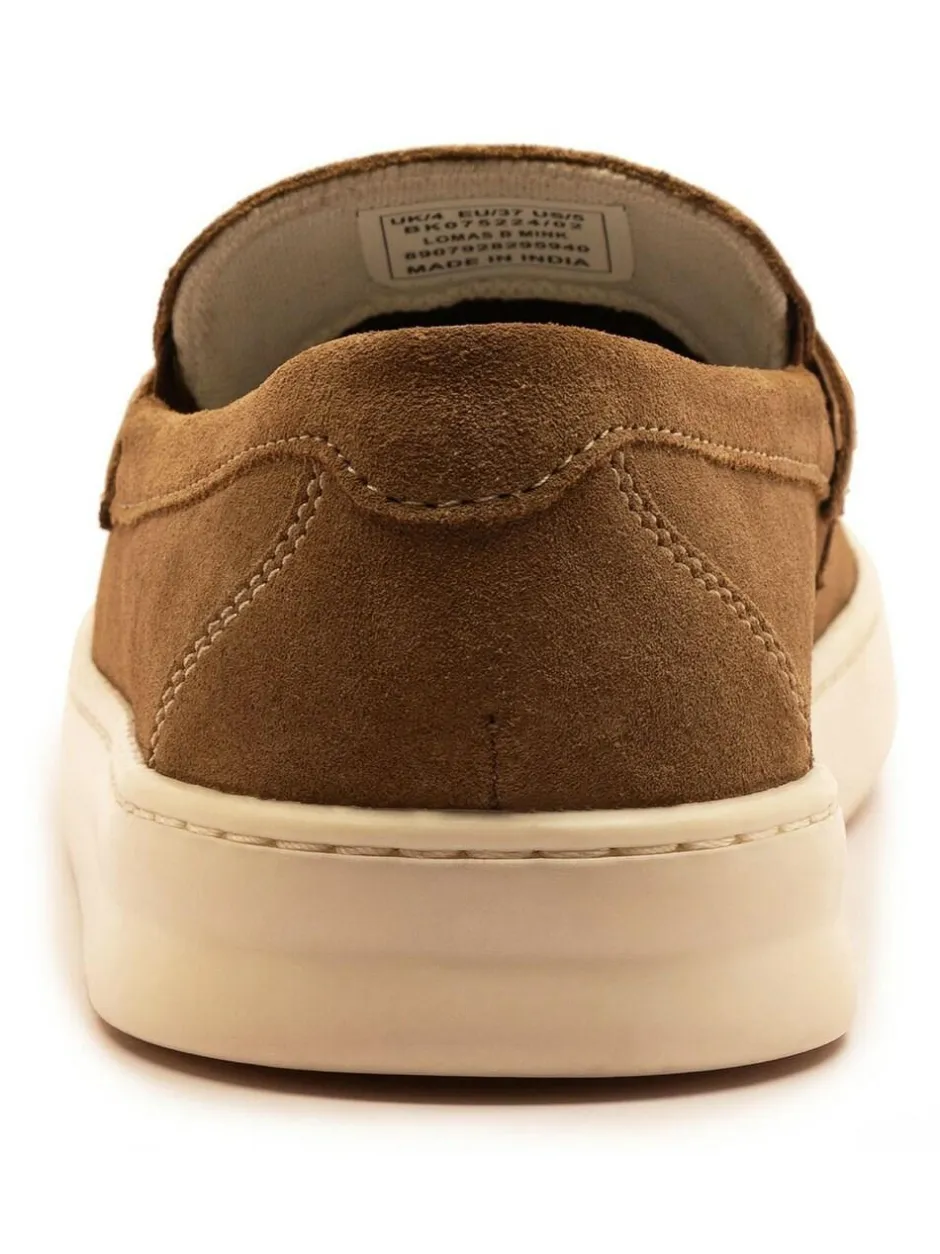Off The Hook Brown Lomas Suede Leather Tassel Loafer Shoes New
