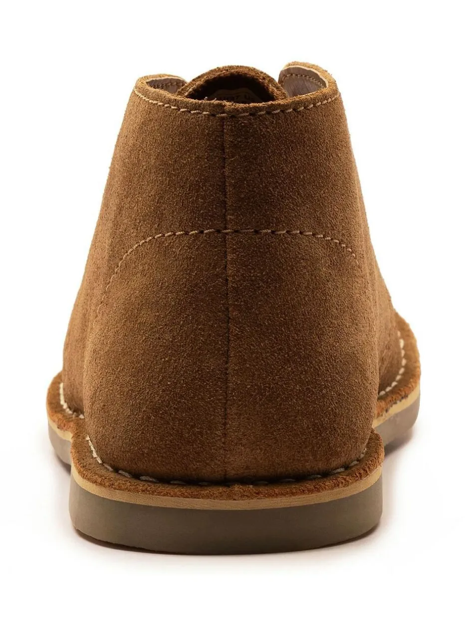Off The Hook Sahara Suede Leather Desert Lace-Up Chukka Boots Brown Clearance