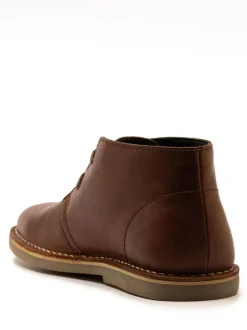 Off The Hook Sahara Suede Leather Desert Lace-Up Chukka Boots Dark Brown New