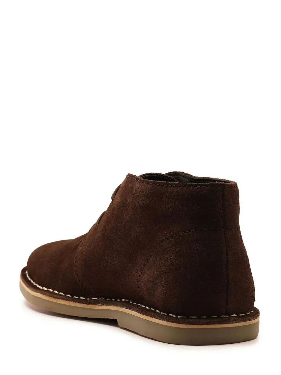 Off The Hook Sahara Suede Leather Desert Lace-Up Chukka Boots Light Brown Outlet